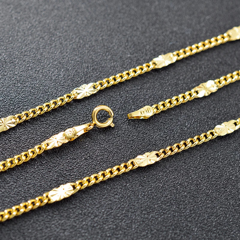 ZEA Dear Jewelry Bohemia Jewelry Link Chain Necklace For Women High Quality Copper Jewelry For Engagement Dubai Jewelry Findings