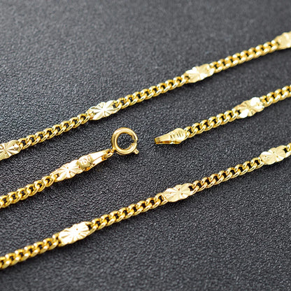 ZEA Dear Jewelry Bohemia Jewelry Link Chain Necklace For Women High Quality Copper Jewelry For Engagement Dubai Jewelry Findings