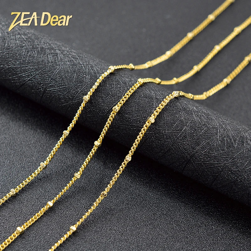 ZEA Dear Jewelry 2021 Romantic Jewelry Link Chain Necklace Luxury Necklace For Women Copper Jewelry For Wedding Jewelry Findings