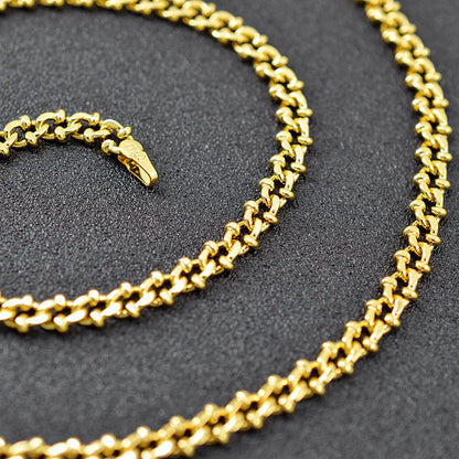 ZEADear Jewelry Punk Hiphop Gold Color Link Chain Necklace Women Men Copper Accessories Trendy Street Statement Neck Jewellery