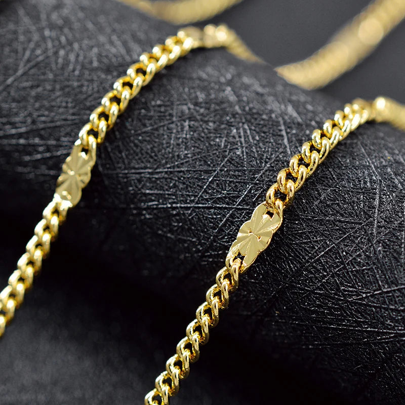 ZEA Dear Jewelry Bohemia Jewelry Link Chain Necklace For Women High Quality Copper Jewelry For Engagement Dubai Jewelry Findings