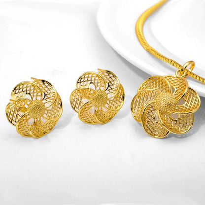 New arrival jewelry sets for woman luxury bridal necklace jewelry set