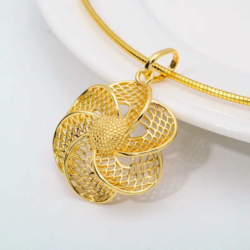 New arrival jewelry sets for woman luxury bridal necklace jewelry set