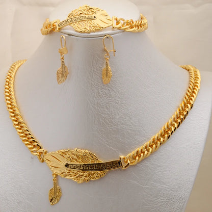 Women Brazilian Gold Wholesale Designer Weeding Bridal Virgin Mary Valentines Day Wedding Jewellery Jewelry Sets