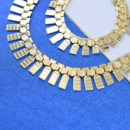 2021 New High Quality Copper Card Romantic Party Wedding Earring Necklace and Bracelet Sets