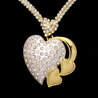 Bridal Jewelry Set Fashion 2021 Jewellery Dubai Women Bracelets Heavy Sets Gold Brass Opp Bag CLASSIC Flower Zircon Copper GDTC