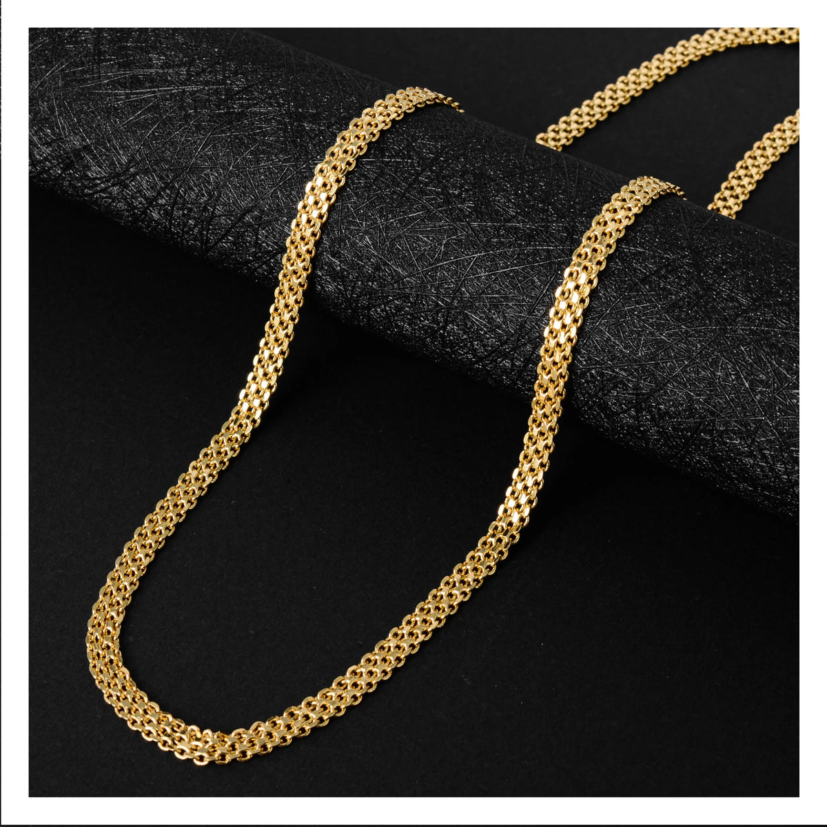 ZEADear Jewelry Fashion 18/22 Inch Necklace Chains Gold Plated High Quality For Women Man Classic Trendy For Daily Wear Gift