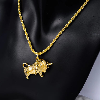 ZEADear Jewelry Fashion Necklace/Collar Cattle Pendant Copper Hollow Animal Cute Style For Women Man High Quality Classic Gift
