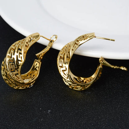 Wholesale Custom jewelry sets 18k gold plated italian gold plated jewelry set