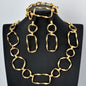 Custom Wholesale Jewellery Fashion Dubai Gold Plated Luxury Bridal Wedding Jewelry Sets Women