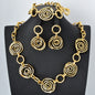 Custom Wholesale Jewellery Fashion Dubai Gold Plated Luxury Bridal Wedding Jewelry Sets Women