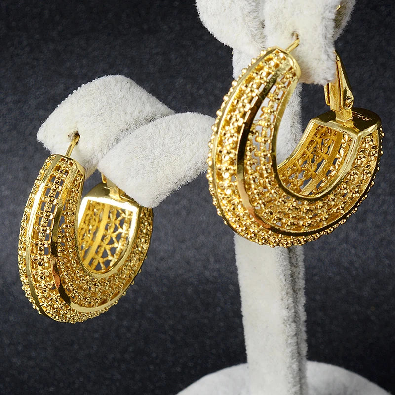 ZeaDear Jewelry High Quality Big Copper Hoop Earrings Fashion Statement Wedding Party Jewellery Anniversary Gift Wholesale