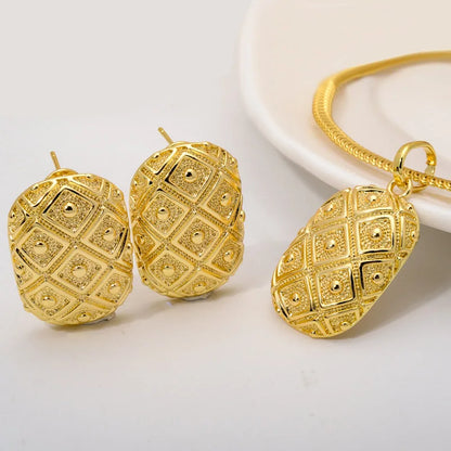 New arrival jewelry sets for woman luxury bridal necklace jewelry set