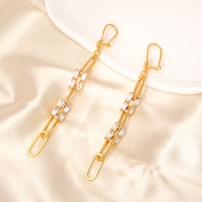 Punk Jewelry Gold Color Brass Chunky big Hoop Earrings For Women fashion earrings trend 2022