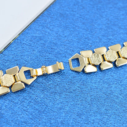 2021 New High Quality Copper Card Romantic Party Wedding Earring Necklace and Bracelet Sets