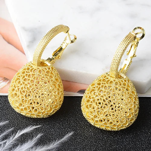 2021 Fashion New Copper Jewelry For Women Earrings High Quality Classic Romantic For Wedding Party Anniversary