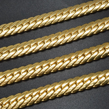 Italy 750 18k gold plated Snake Chain luxury Copper Necklace For Man Jewelry Women Neck Accessories For Friends Gifts