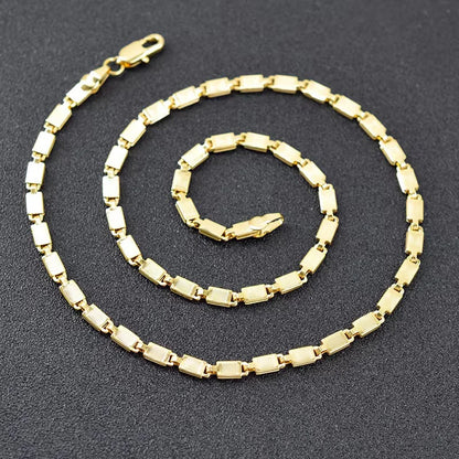 ZEA Dear Jewelry Bohemia Jewelry Link Chain Necklace For Women High Quality Copper Jewelry For Engagement Dubai Jewelry Findings