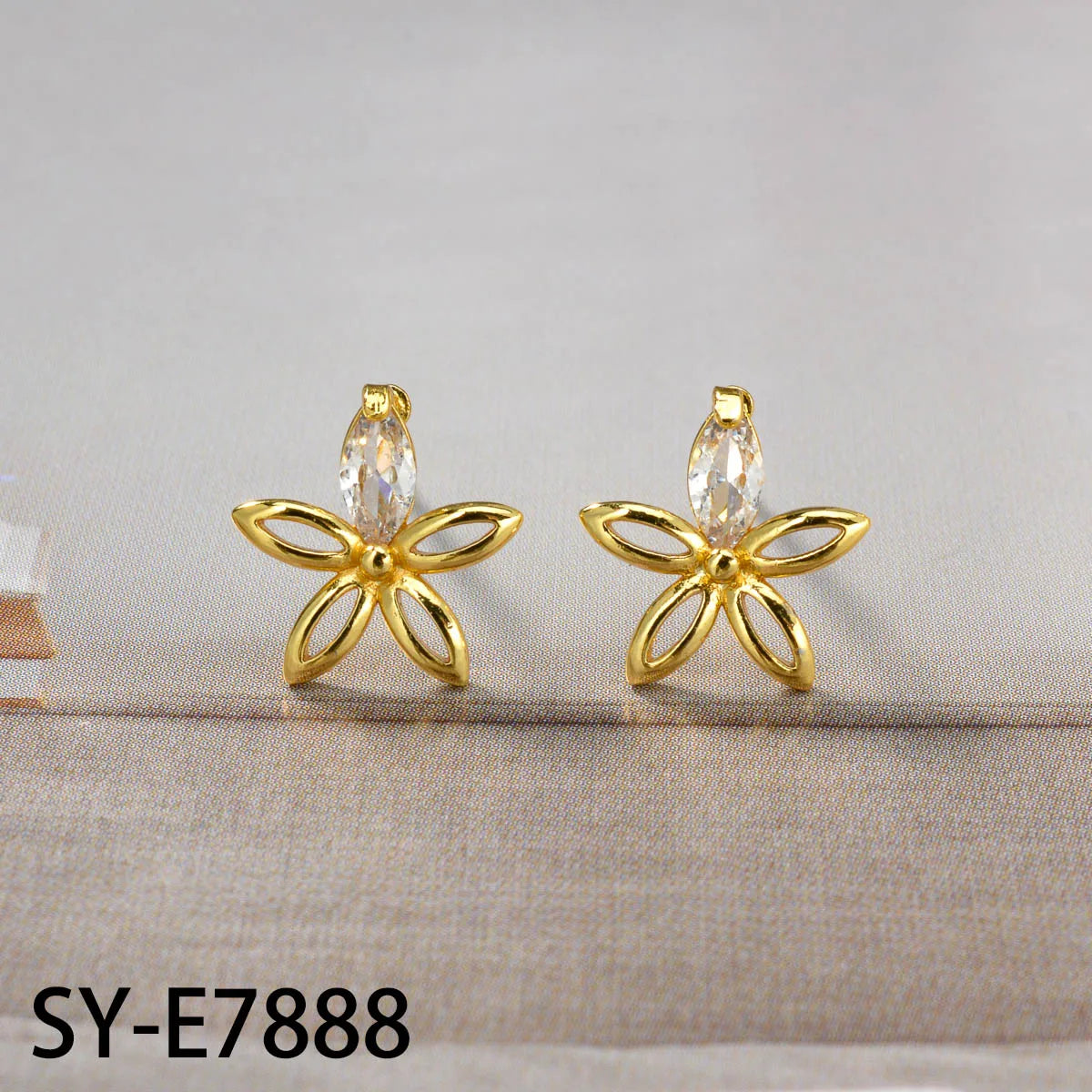 ZEADear Fashion Jewelry Dubai Zircon High Quality 18k Gold Plated Earrings Women Butterfly Ear Accessories Engagement