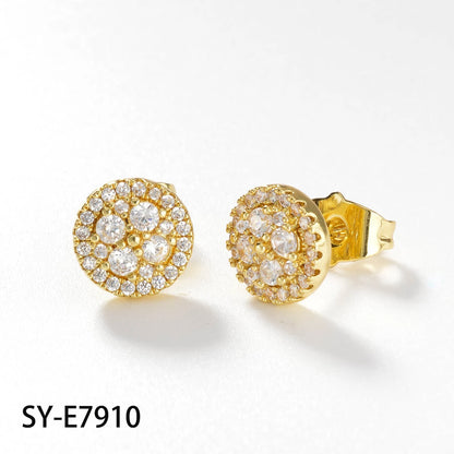 Bohemia Jewelry Classic Earrings Shiny Ornaments Gift for Women Girl Romantic Date Earring Light Luxury Gold Color Accessory