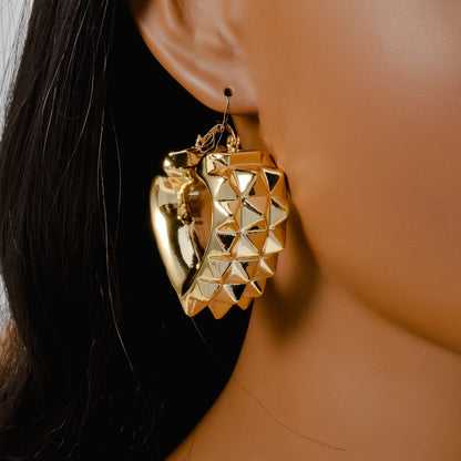 ZEADear Fashion Jewelry Sets Luxury Heart Gold Color Earrings Hoop Earring Women Female Birthday Gift Italian Cuban Turkey