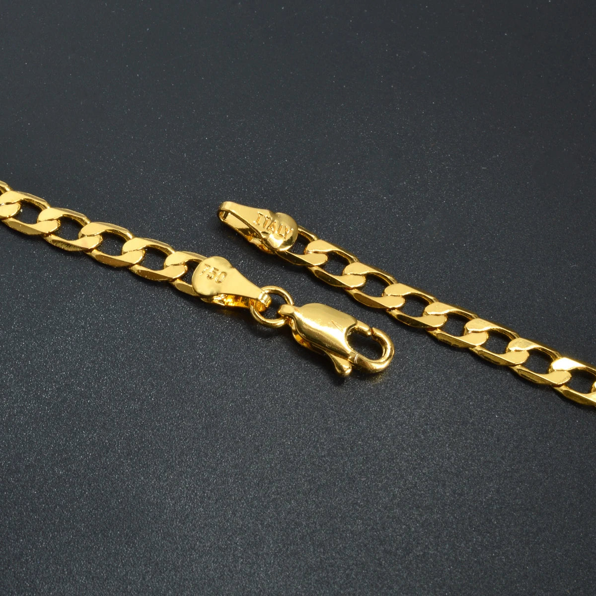 ZEADear Jewelry Cuban Link Chain Necklace Men Women Copper Exquisite Gold Color Chain Necklace Accessories Metal Jewellery Gift