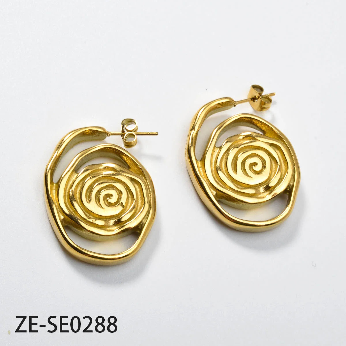 ZEADear Showy Earrings 2024 New Jewelry Sets Gold Color Ornaments Daily Wear Party Stainless Steel Earring Women Female