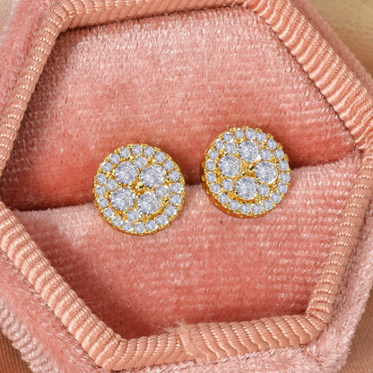 Bohemia Jewelry Classic Earrings Shiny Ornaments Gift for Women Girl Romantic Date Earring Light Luxury Gold Color Accessory