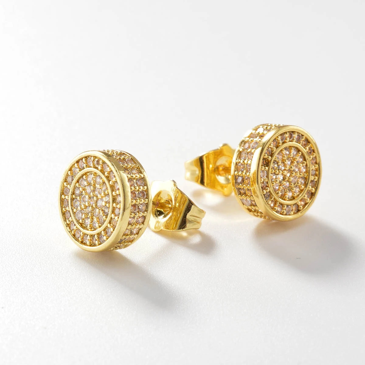 ZEADear Wedding Jewelry Bling Stub Earrings Round Ornaments Women Light Luxury Elegant Earring Engagement