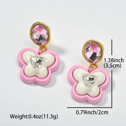 ZEADear Hot Sale Jewelry for Women Girls Gift Colorful Earrings Copper Metal Eardrop Daily Accessories Luxury Wholesale