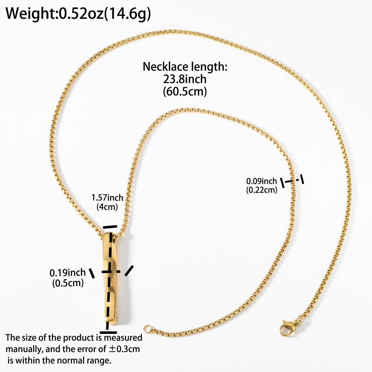 Hip-hop Punk Stainless Steel Necklace Geometric Spiral Pendant Necklace Men Women Minimalist Jewelry Accessories Bar Daily Gifts