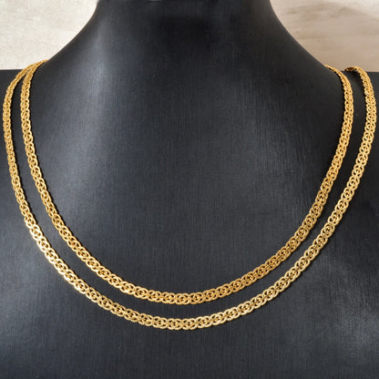 ZEADear Jewelry Long Link Chain Necklace Men Women Gold Color Basic Punk Chain Necklace Accessories Metal Colla Jewellery Gift