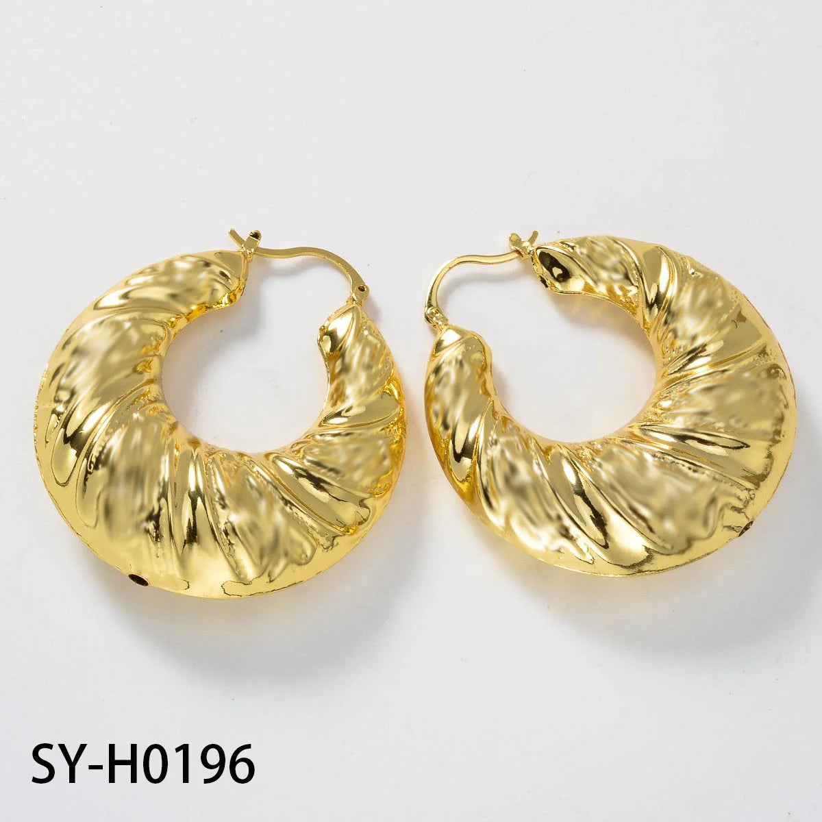 ZEA Dear Dubai Big Earrings For Women 18k Gold Plated Hollow Chunky Statement Hoop Turkey Jewelry Female Party Gift Accessories