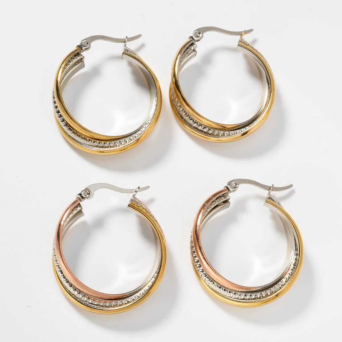 ZEADear Punk Jewelry Hoop Earrings High Quality Stainless Steel Chic Earring Women Girl Gift
