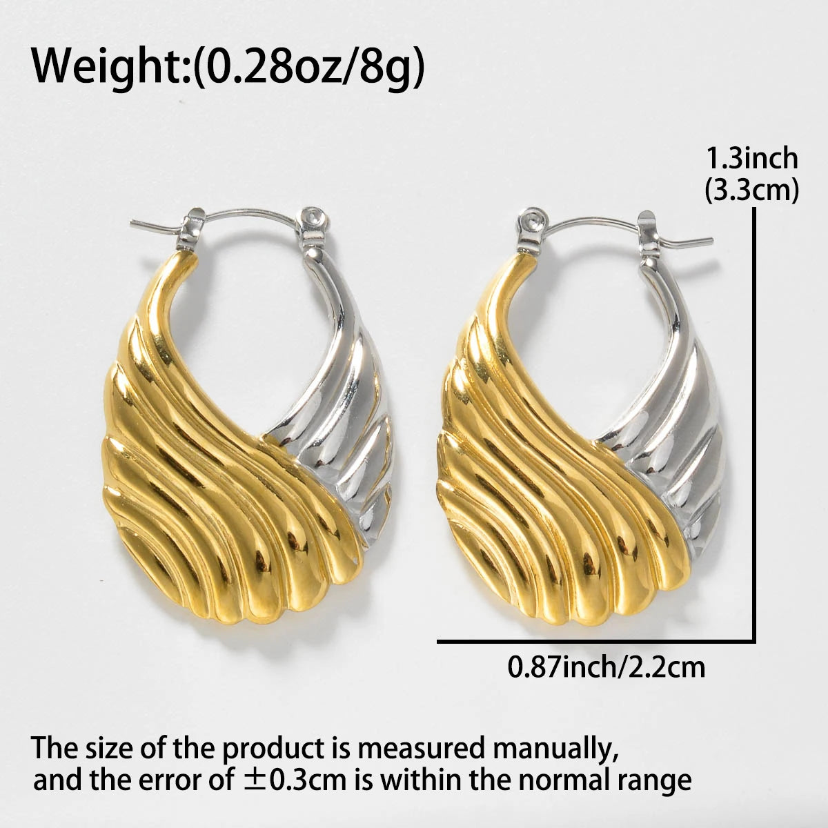 Stainless Steel hoop Earrings Women Cool fashion Jewelry Accessories Perfect Gift for Friends Earrings Wholesale