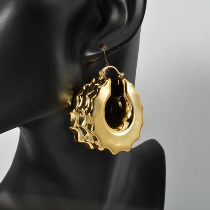 ZEADear Hoop Earrings Girl's Gift Gold Plated Jewelry Sets Italian Ornaments Fashion Luxury Women Party Daily Wear African