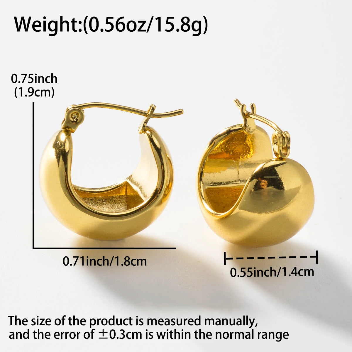 Stainless Steel hoop Earrings Women Cool fashion Jewelry Accessories Perfect Gift for Friends Earrings Wholesale
