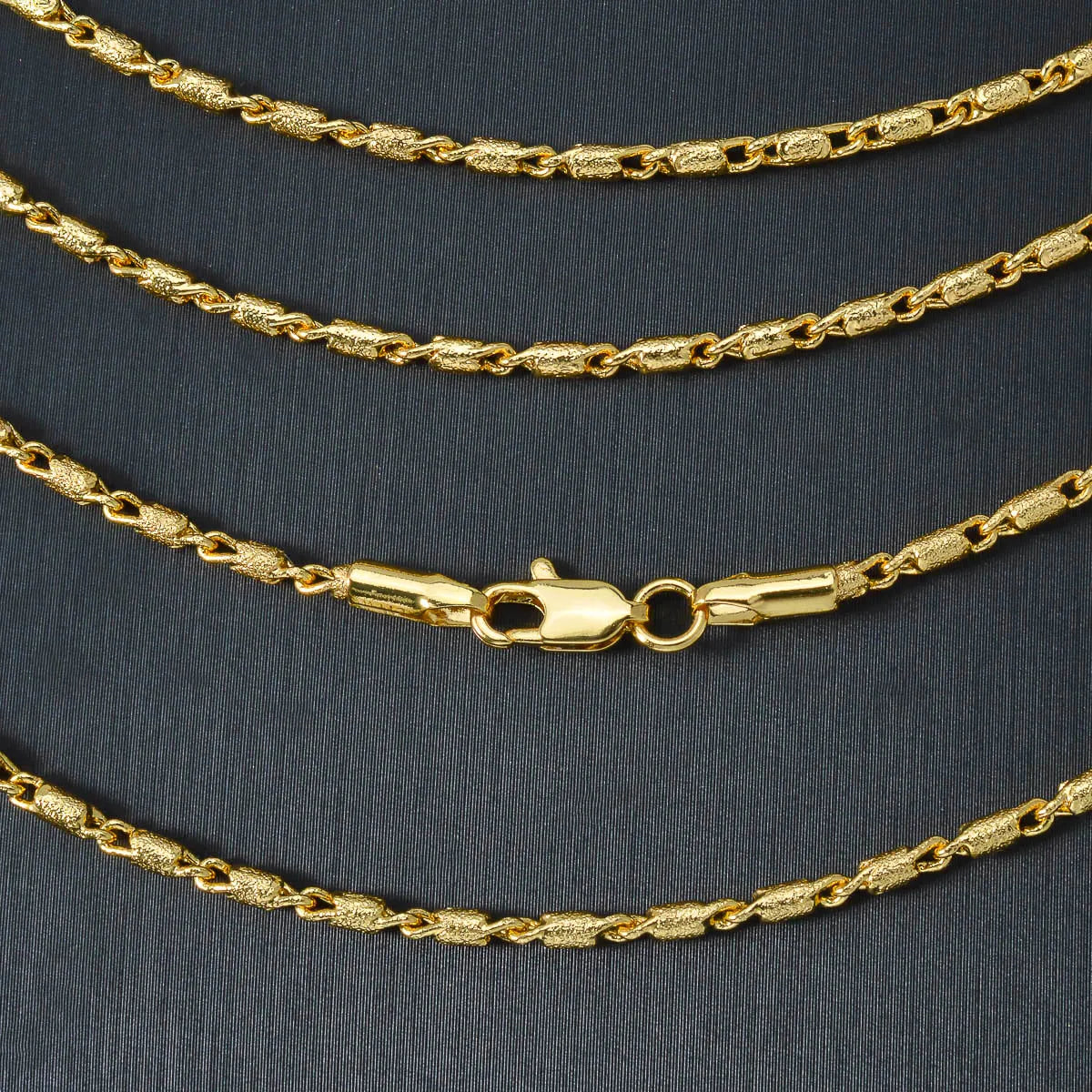 18 Gold Plated Copper Necklace 750 Classic Necklace Irregular Geometric Chain-style Neck Chain Long Jewelry Accessories Gifts