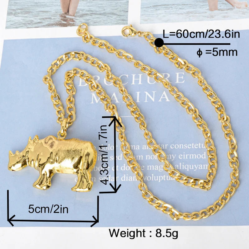 ZEADear Jewelry Cross Geometry Pendant Necklace Animal Punk Charms Neck Chain Gold Plated Accessories Wholesale Daily Jewellery