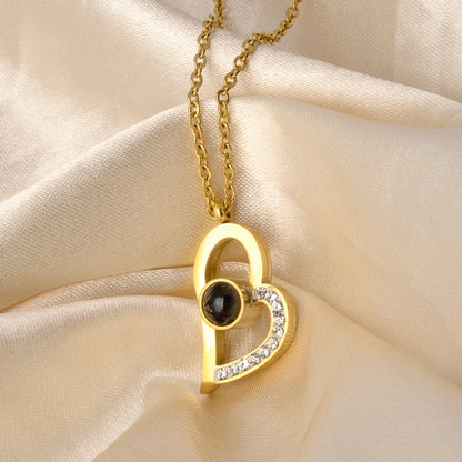 ZEADear Jewelry Charms Necklace Cute Butterfly Heart Pendants Aesthetic Clavicle Chain Necklace Lady Jewellery Accessories Gift