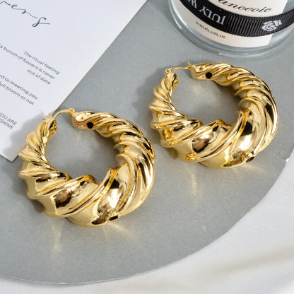ZEADear Gold Color Geometry Large Earring For Women Italian African Wedding Party Jewelry Ear Jewellery Accessories Wholesale