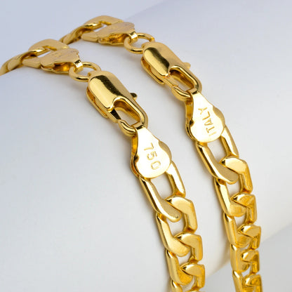 ZEADear Jewelry Long Link Chain Necklace Men Women Gold Color Basic Punk Chain Necklace Accessories Metal Colla Jewellery Gift