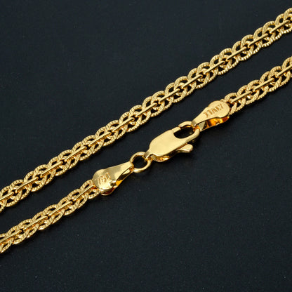 ZEADear Jewelry Long Link Chain Necklace Men Women Gold Color Basic Punk Chain Necklace Accessories Metal Colla Jewellery Gift
