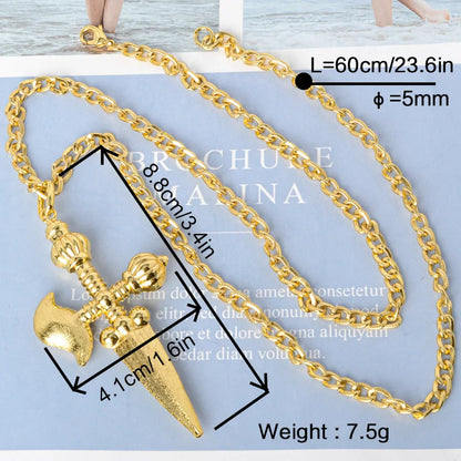 ZEADear Jewelry Cross Geometry Pendant Necklace Animal Punk Charms Neck Chain Gold Plated Accessories Wholesale Daily Jewellery