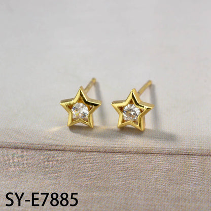 ZEADear Fashion Jewelry Dubai Zircon High Quality 18k Gold Plated Earrings Women Butterfly Ear Accessories Engagement