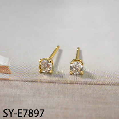 ZEADear Fashion Jewelry Dubai Zircon High Quality 18k Gold Plated Earrings Women Butterfly Ear Accessories Engagement