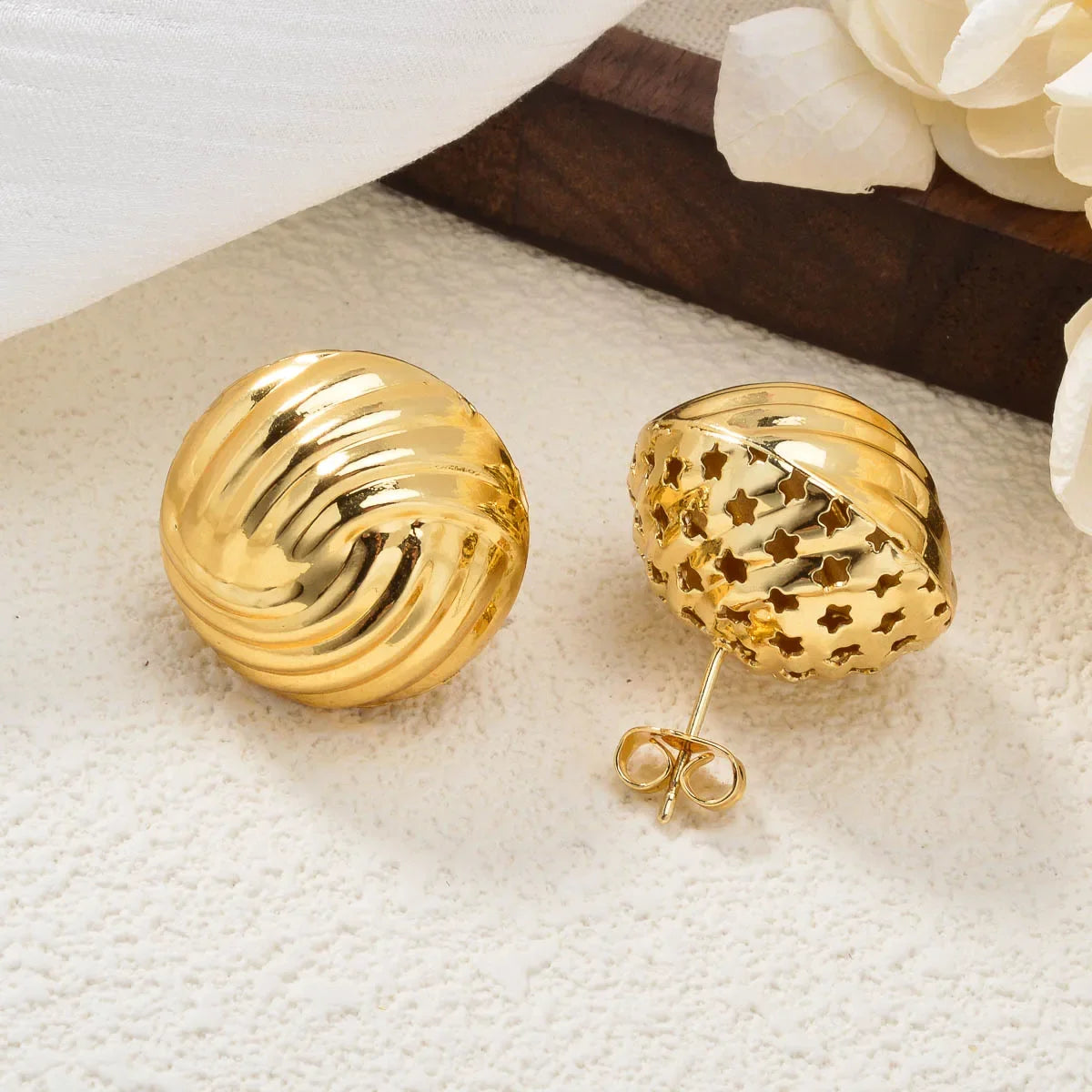 ZEADear Dubai Jewelry Big Earring for Women Bride Dangle Earrings 18k Gold Plated Ear Drop Party Female Birthday Gift Wholesale