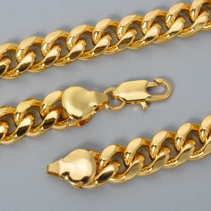 ZEADear Jewelry 2024 18K Gold Plated Big Size Dubai Necklace with Chain for Men Women Hip Hop Necklace Wholesale Accessaries