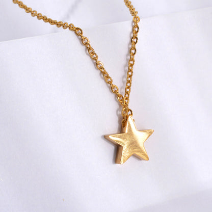 ZEADear Jewelry Charms Necklace Star Moon Pendants Aesthetic Clavicle Chain Necklace Female Simple Jewellery Accessories Gift