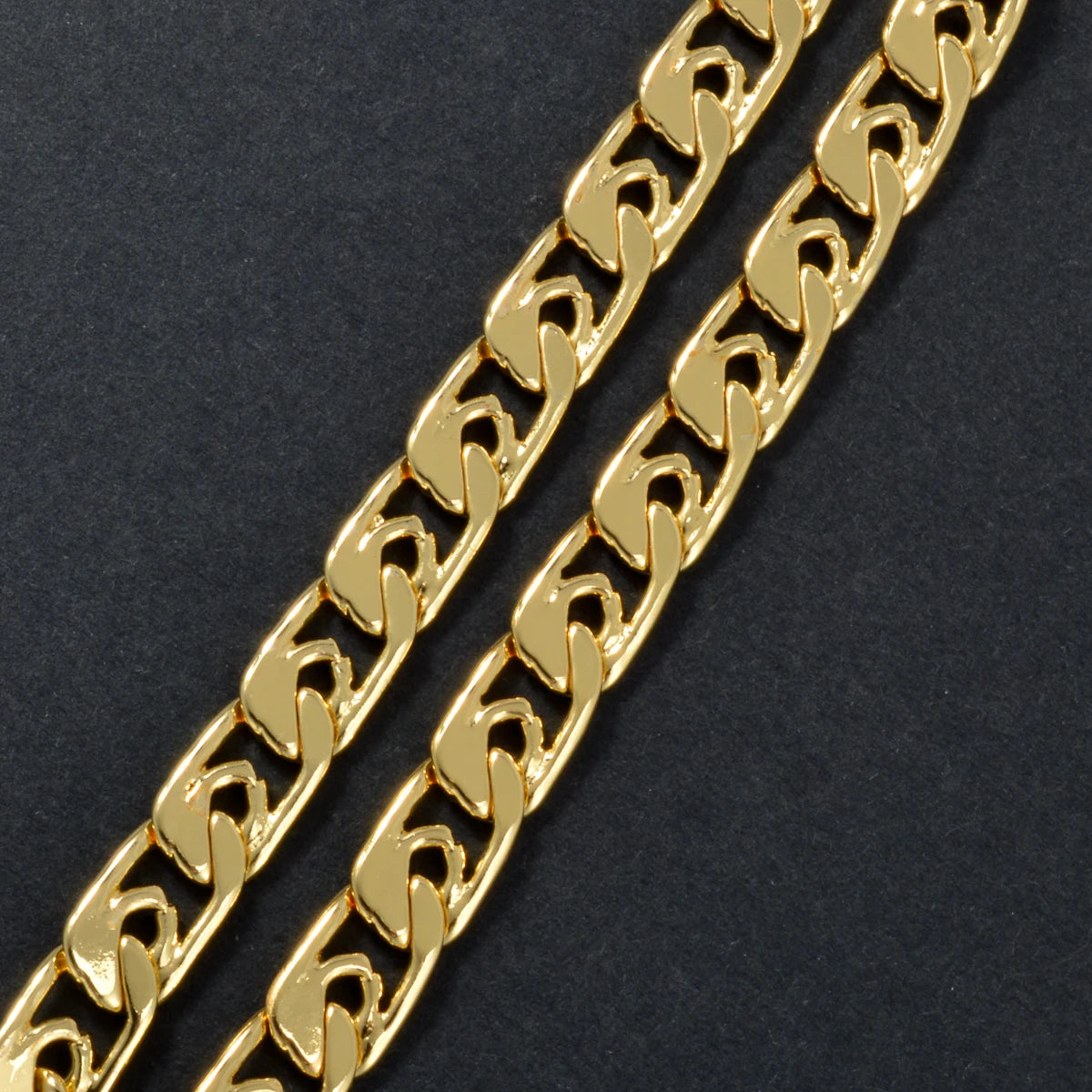 ZEADear Necklace Gold Color Chains 18K Copper Necklaces Metal 20in 24in Daily Accessories Engagement Women Links Birthday Gift